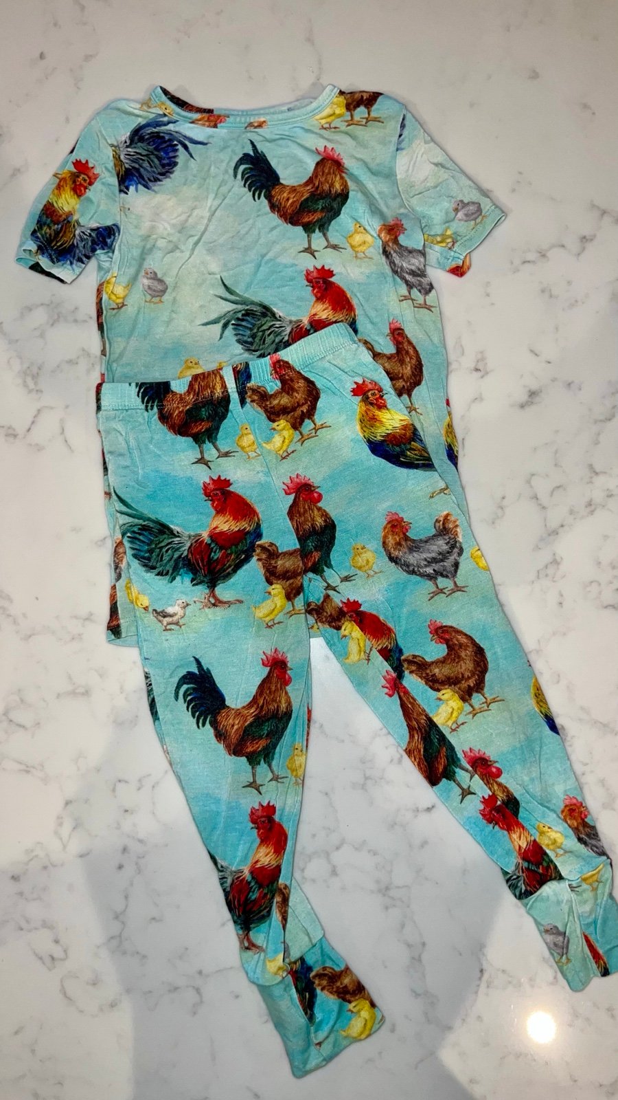 Posh Peanut Rhett Rooster Bamboo Two Piece Set
