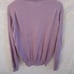 Peter Millar Lavender V-Neck Two Tone Collar Pullover Sweater Made in Italy