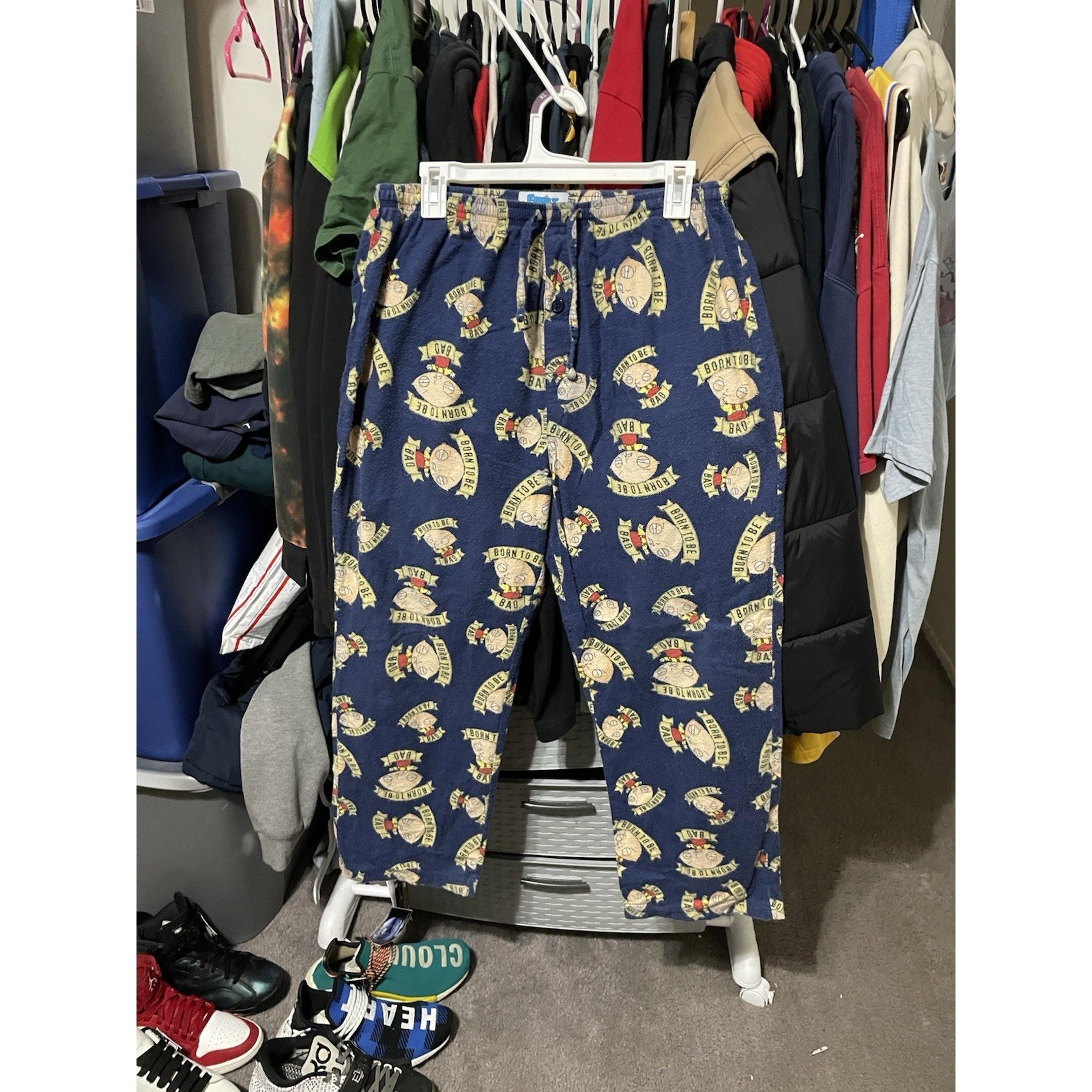 Size L - 2006 VNTG Family Guy Stewie Born To Be Bad Men's PJ