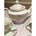 NW GRACE TEAWARE SHABBY CHIC STYLE PINK AND GREEN ROSES TEAPOT