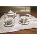 NW GRACE TEAWARE SHABBY CHIC STYLE PINK AND GREEN ROSES TEAPOT