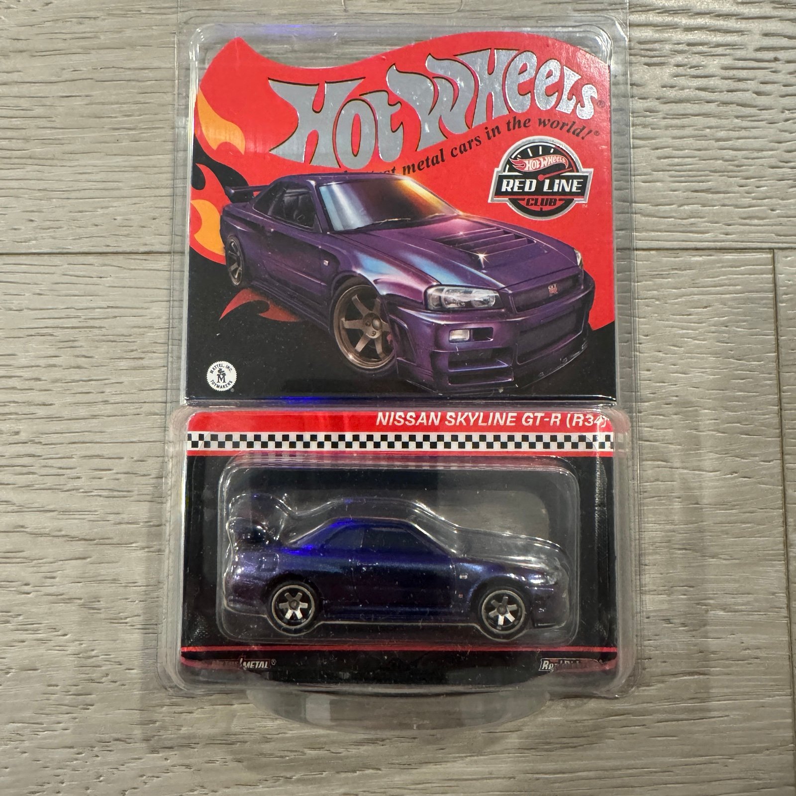 Hot Wheels Redline Club Nissan Skyline GT-R. (R34) Collectible Toy Car JDM
