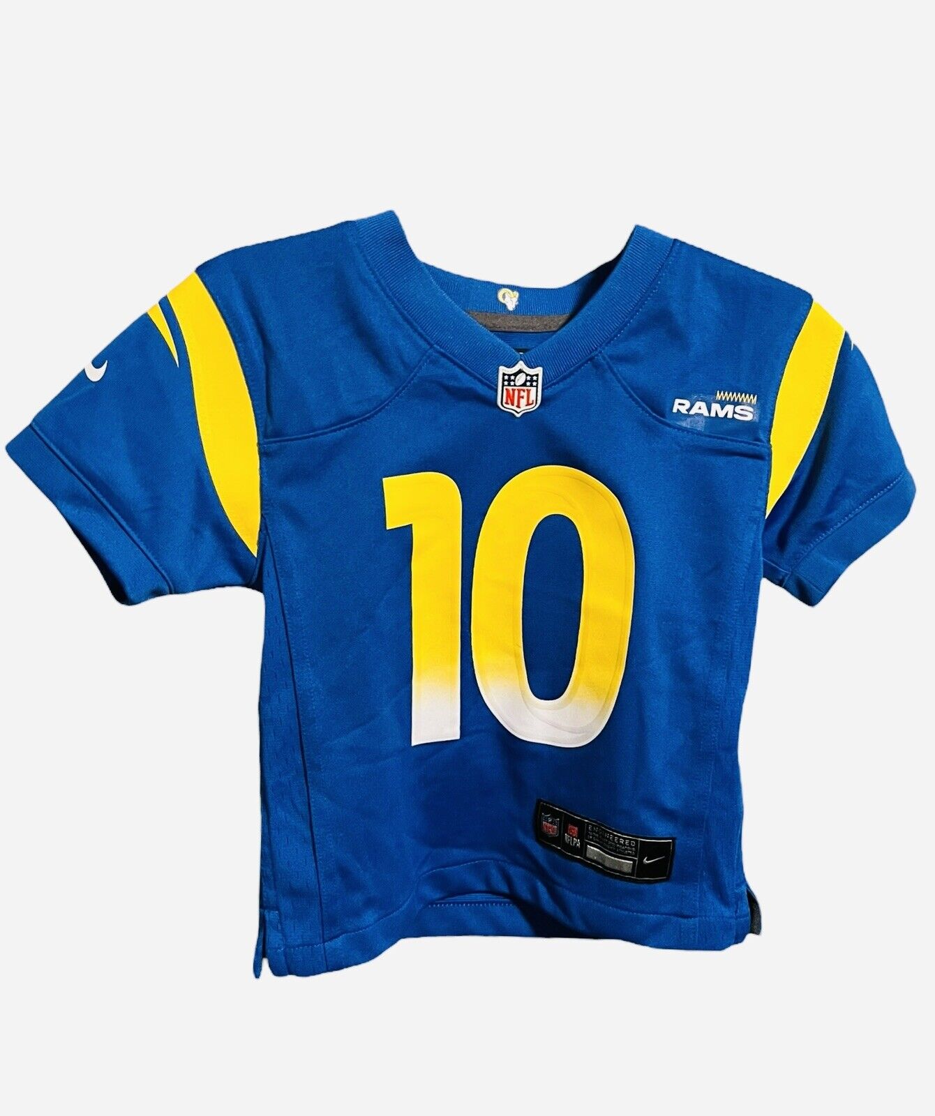 Nike Rams Jersey Cooper Kupp Size 3T Boy Girl #10 Los Angeles Wide Receiver NFL