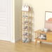 Bamboo Shoe Rack - Vertical Shoe Rack for Small Spaces,