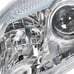 Left & Right Headlights Camry Sedan Chrome Clear Reflector
