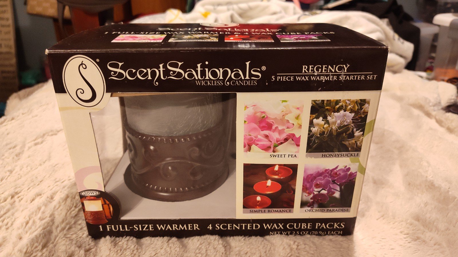 NWT!! Scentsationals Electric Wax Warmer w/ 4 Wax Bars