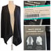 NWT 41 Hawthorn Clemens Multi Wear Cashmere Wrap Black One Size Cape Casual