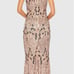 Women's Mac Duggal Gown, Size 14, Rose Gold & Black