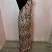 Women's Mac Duggal Gown, Size 14, Rose Gold & Black