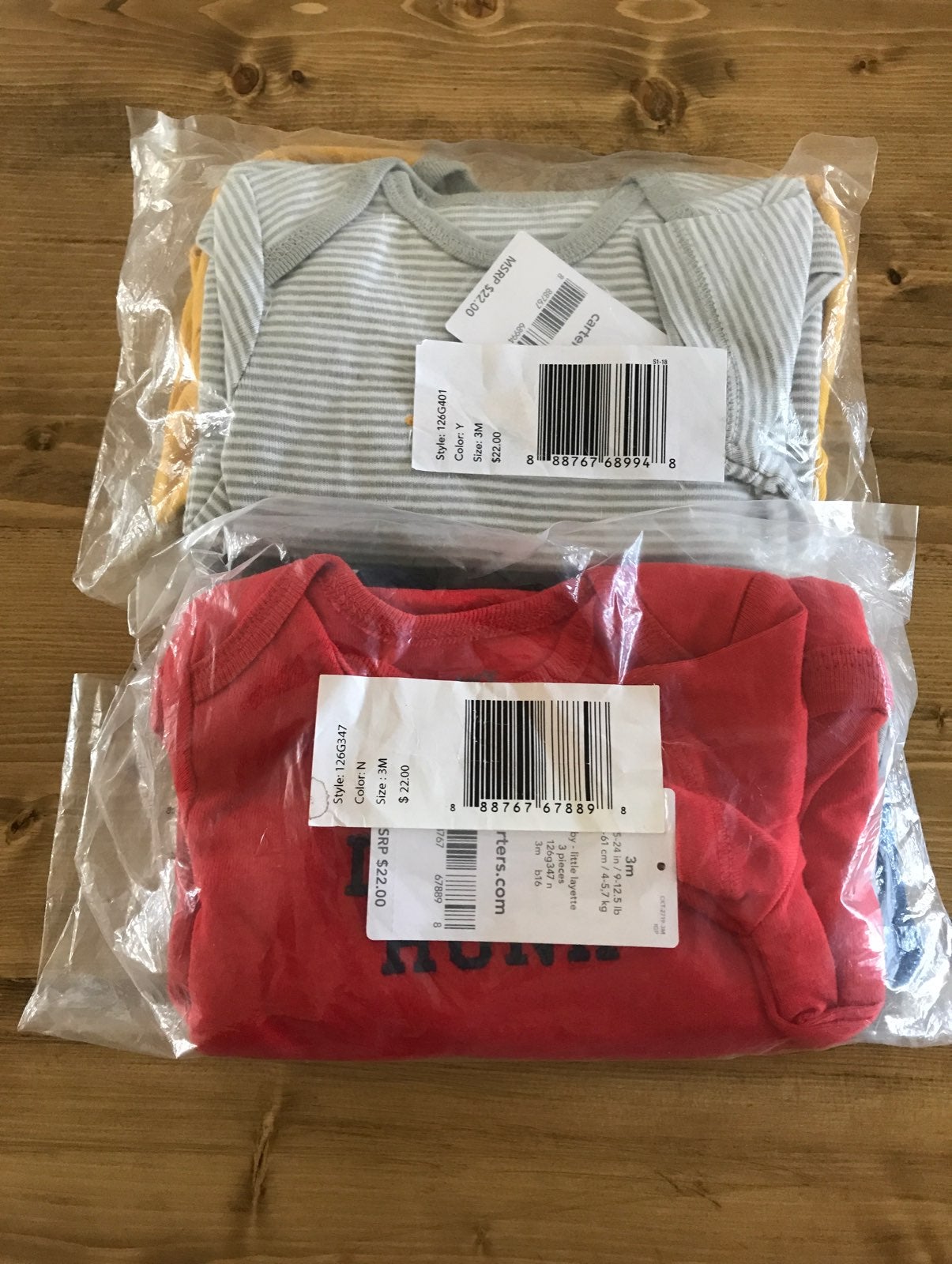 6pcs new Carters outfits 3 month