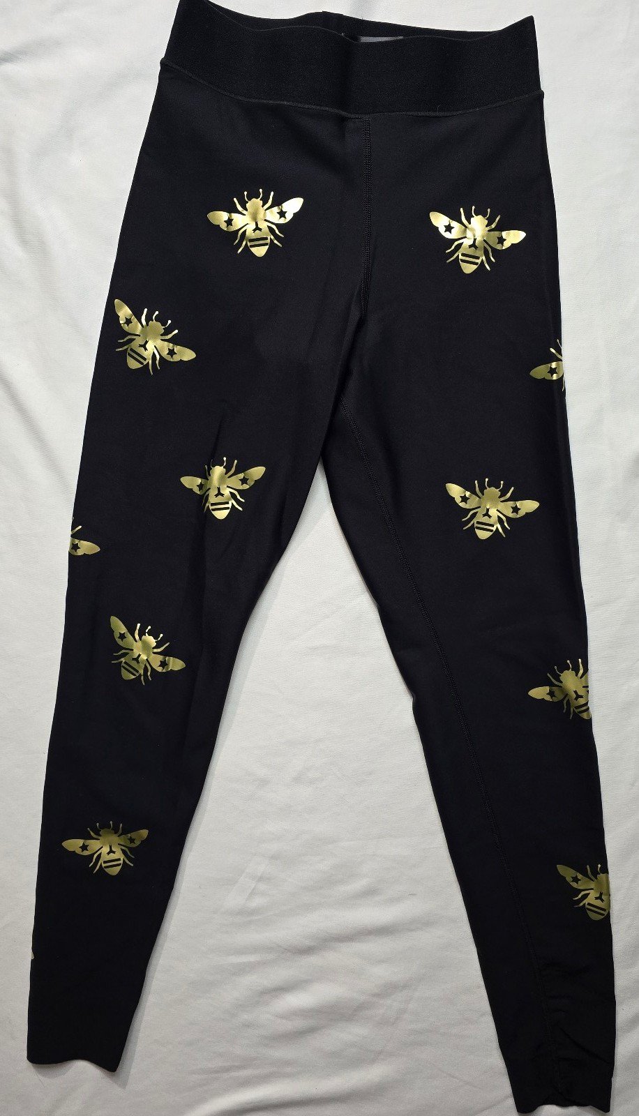 Ultracor Ultra High Bee luxury activewear Legging black Nero & Gold size small