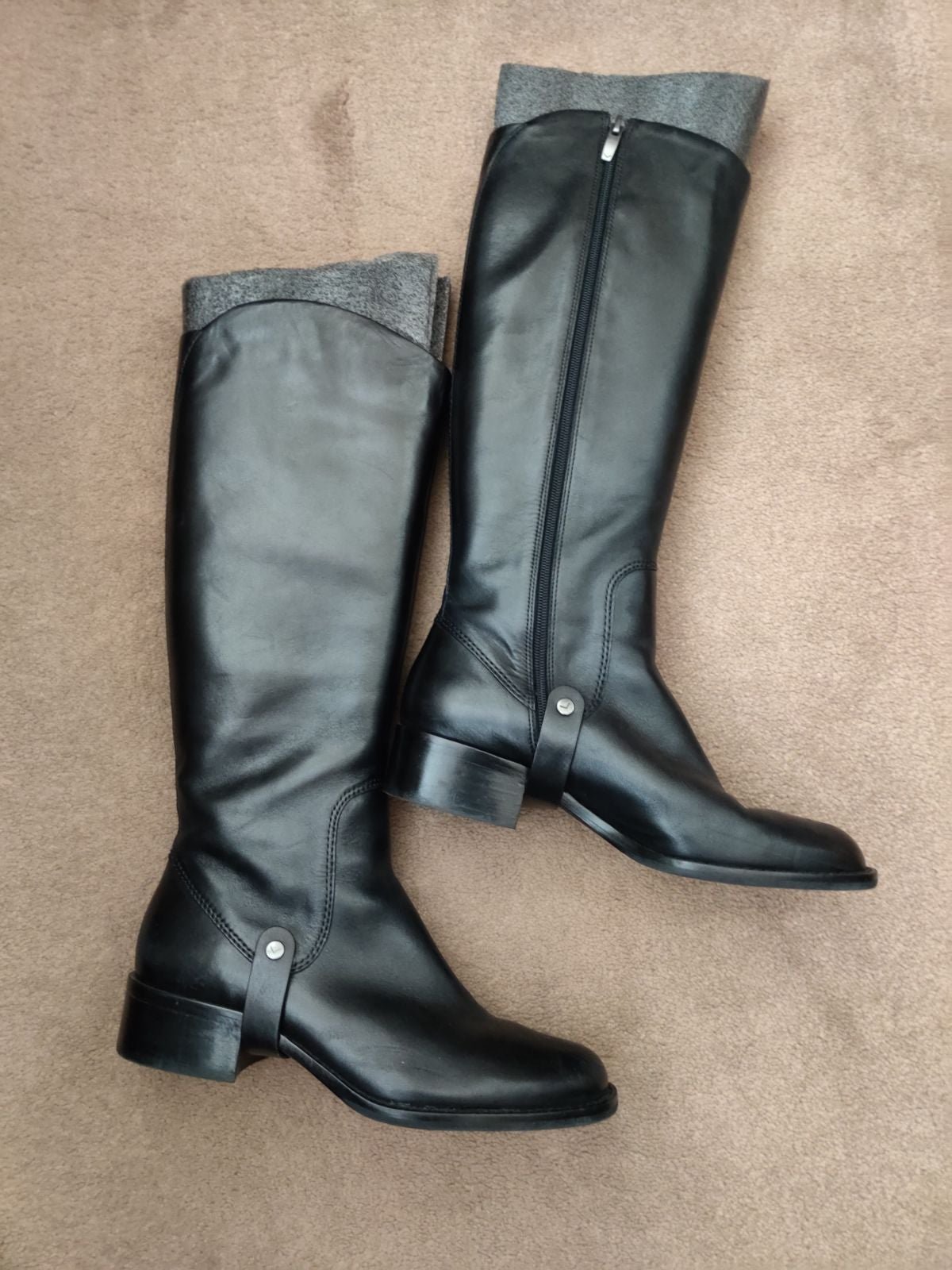 Via Spiga Tall Leather Riding Boot Size9