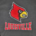 Colosseum Louisville Cardinals Mens XL Sweatshirt Black Fleece Lined Hoodie NCAA