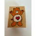 Stamp Affair Rubber Stamp Care Bear Tenderheart 1980s Theme Birthday Card Making