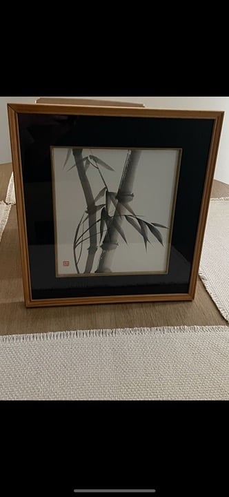 Purchased in Japan - Bamboo Picture - READ ENTIRE DESCRIPTION