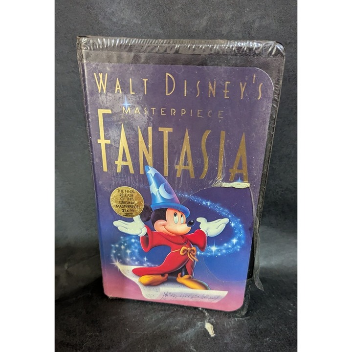 Walt Disney's Masterpiece Fantasia VHS Sealed Collectible Tape READ