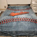 Twin size baseball Reversible comforter