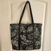 Vera Bradley Large Tote Medium Travel Organizer Paisley Noir Black