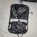Vera Bradley Large Tote Medium Travel Organizer Paisley Noir Black