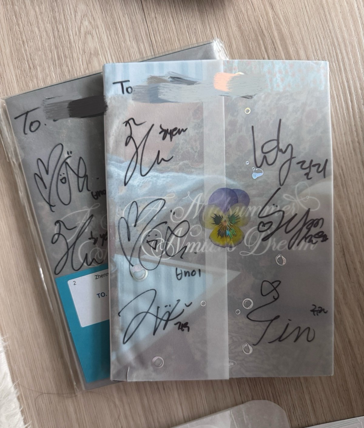 NMIXX ALL MEMBERS SIGNED ALBUM - A midsummer nights dream roller coaster