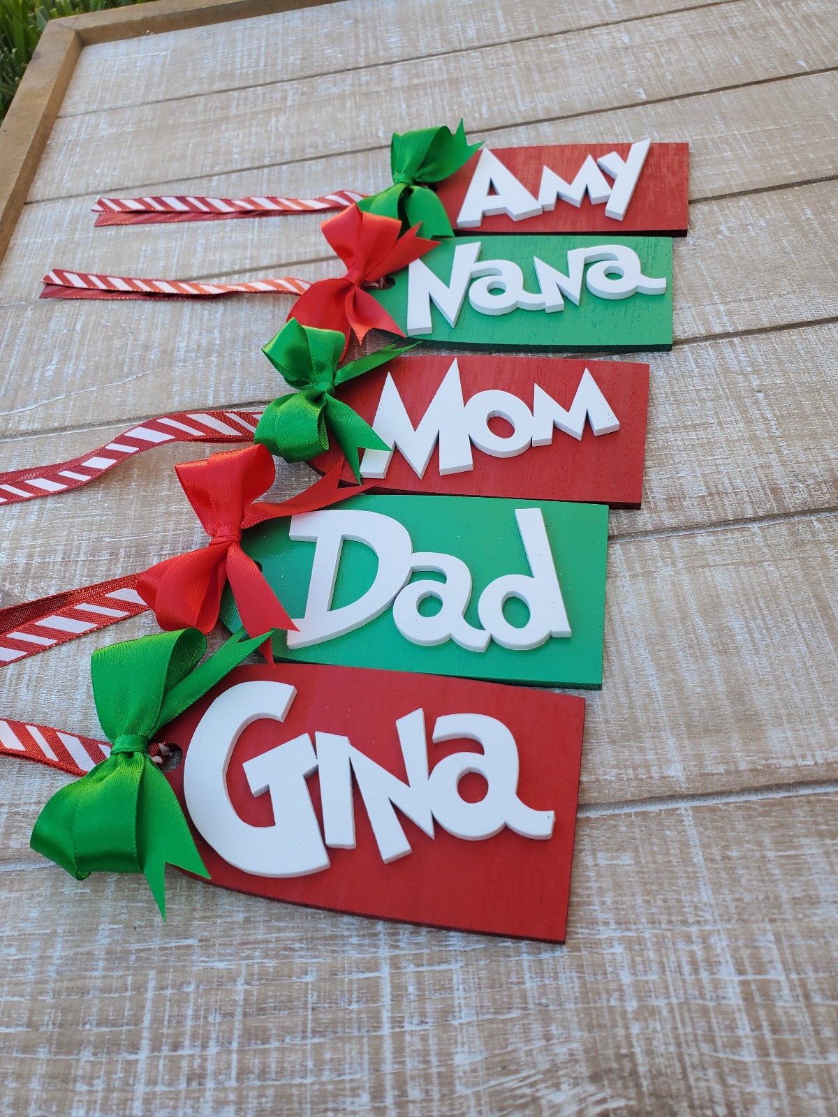 Personalized Grinch Inspired Christmas Tags, Grinchmas Tags, Christmas Tags