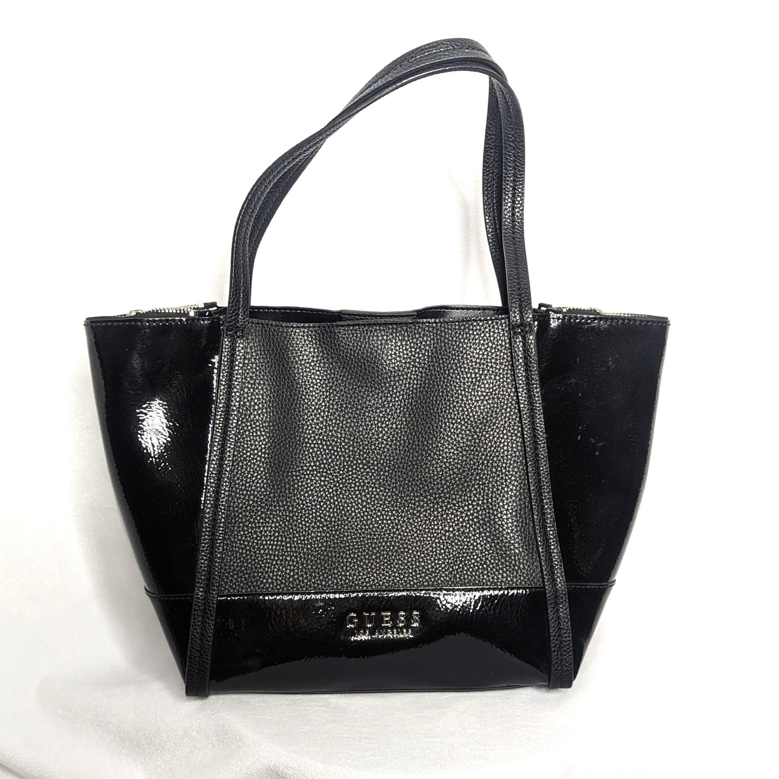 Women's Purses Bags Totes Guess Black Snap Closure Excellent