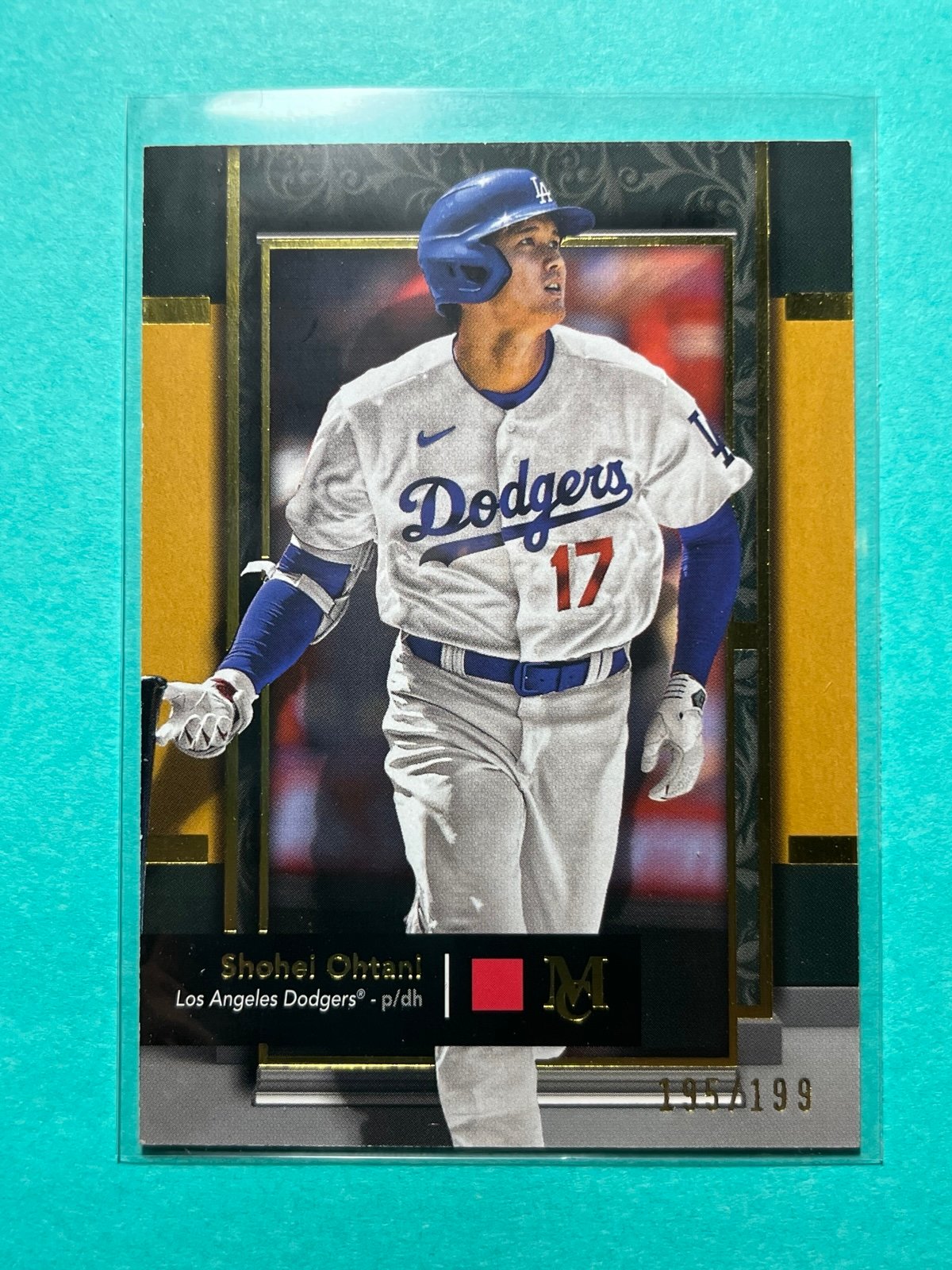 2024 Topps Museum Collection gold parallel /199 short print Shohei OHTAni