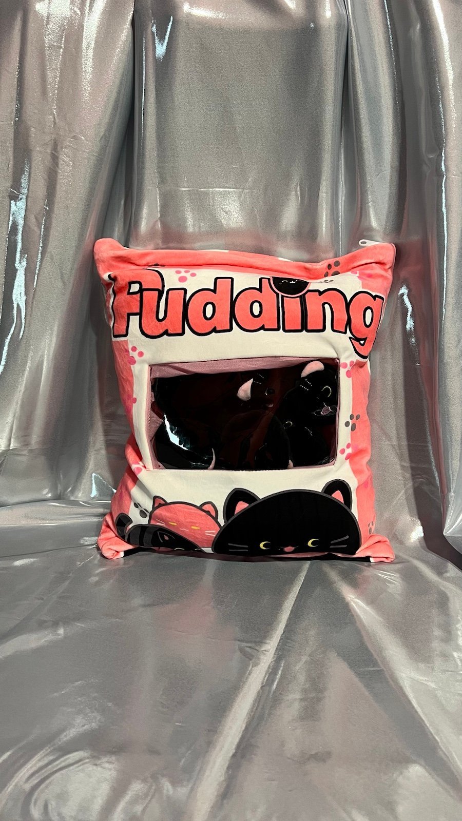 Pudding kitty pillow