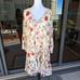 Lulus Belina Beige Floral Midi Dress Small