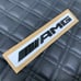 Gloss Black AMG Fit Mercedes Rear Trunk Emblems Logo Badge Letter Number 3M