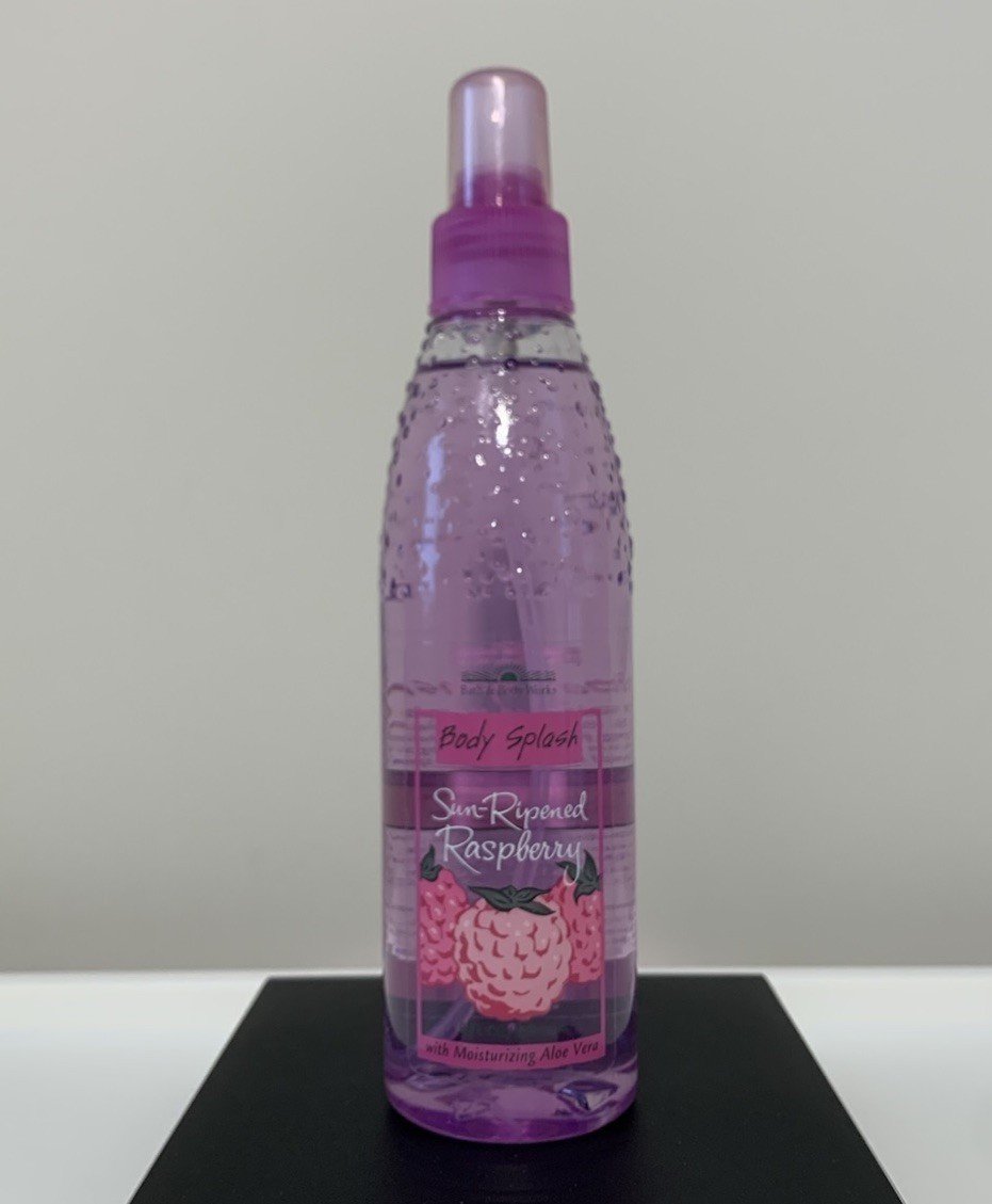 Bath & Body Works Sun Ripened Raspberry Body Splash 8 Fl Oz Vintage, NOS