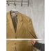 Chaps Blazer Men's 44R Beige 2B Suede Academia Coat Jacket Ralph Lauren Luxury