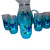 Mid Century Retro Blendo Glassware. Hand