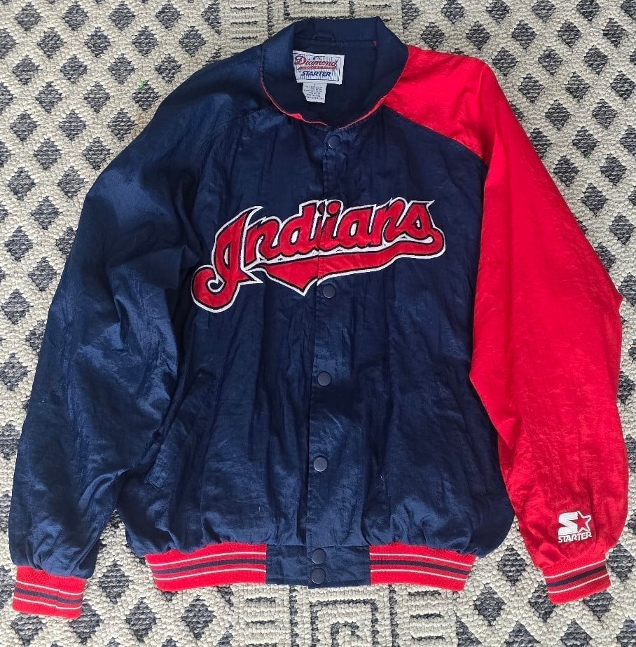 Vintage Cleveland Indians Starter Diamond collection jacket