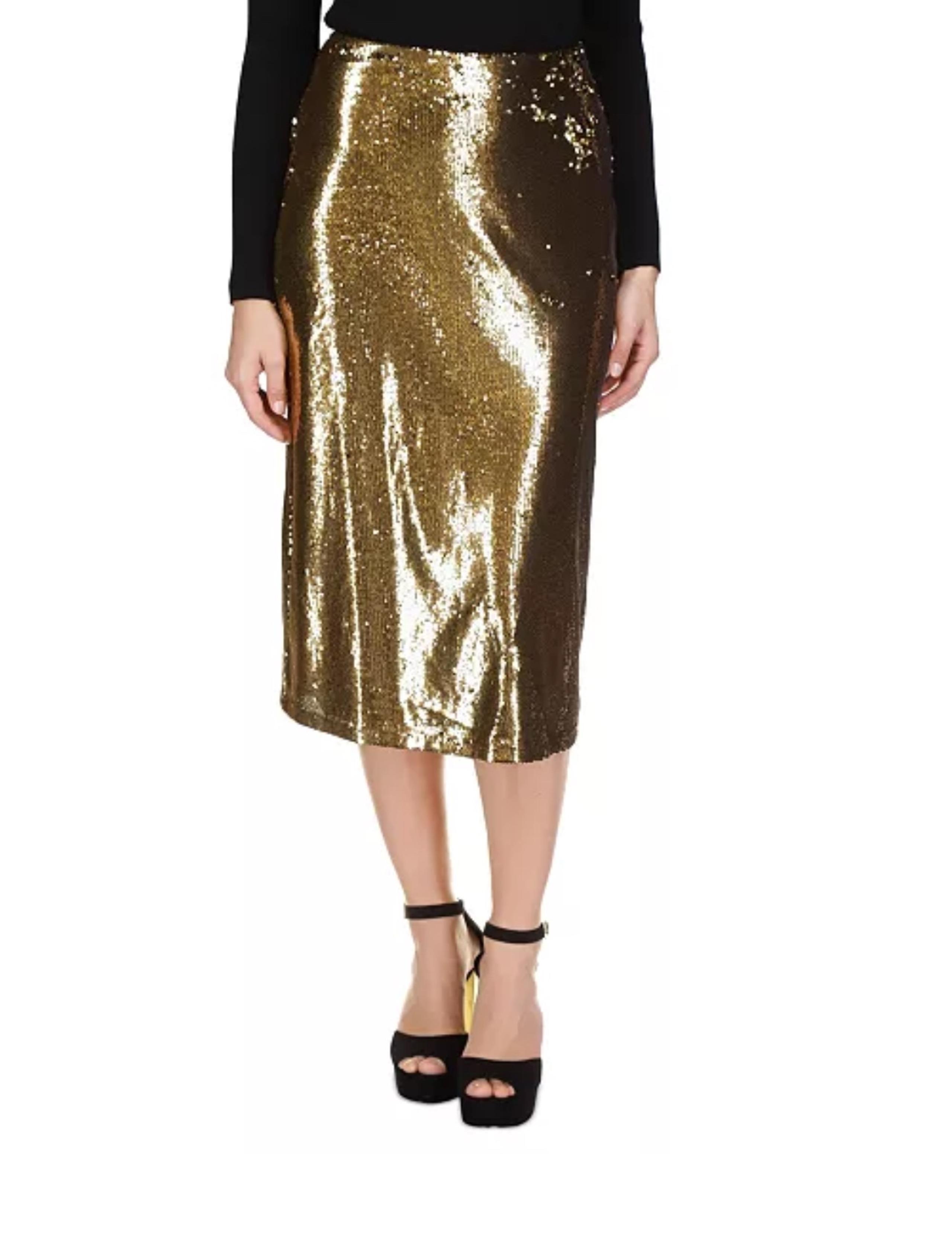 Michael Kors Women's Sequin A-Line Skirt