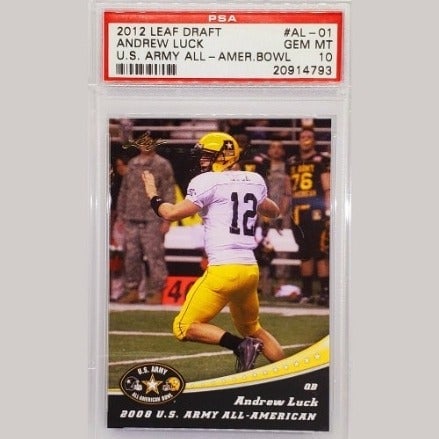 PSA 10 ANDREW LUCK ROOKIE LIMITED TO 500