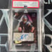 2021 Panini Clearly Justin Fields Rookie Gold Auto /10 PSA 8+Auto grade POP 1