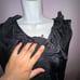 Double D Ranch black ruffled skirt set