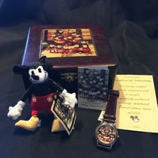 RARE- Disneys Fossil Mickey Mouse Watch (Charlotte Clark)(Limited Ed 1318/5000)