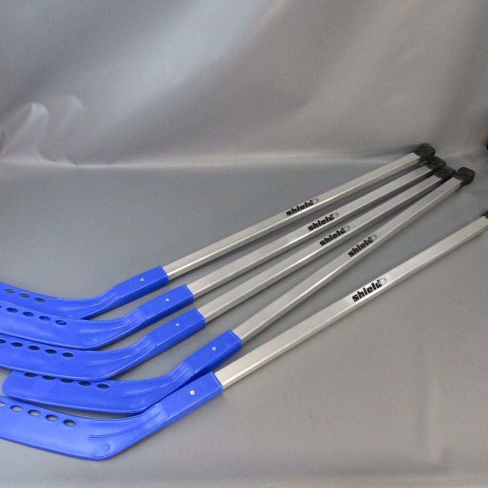 Shield 42 Blue Floor Hockey Stick Set NEW Aluminum Middle School Gym Class