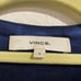 Vince Blue Winter Tie Dye Silk Long-Sleeve Button-Down Blouse Sz 4