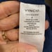 Vince Blue Winter Tie Dye Silk Long-Sleeve Button-Down Blouse Sz 4