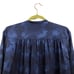 Vince Blue Winter Tie Dye Silk Long-Sleeve Button-Down Blouse Sz 4
