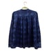 Vince Blue Winter Tie Dye Silk Long-Sleeve Button-Down Blouse Sz 4