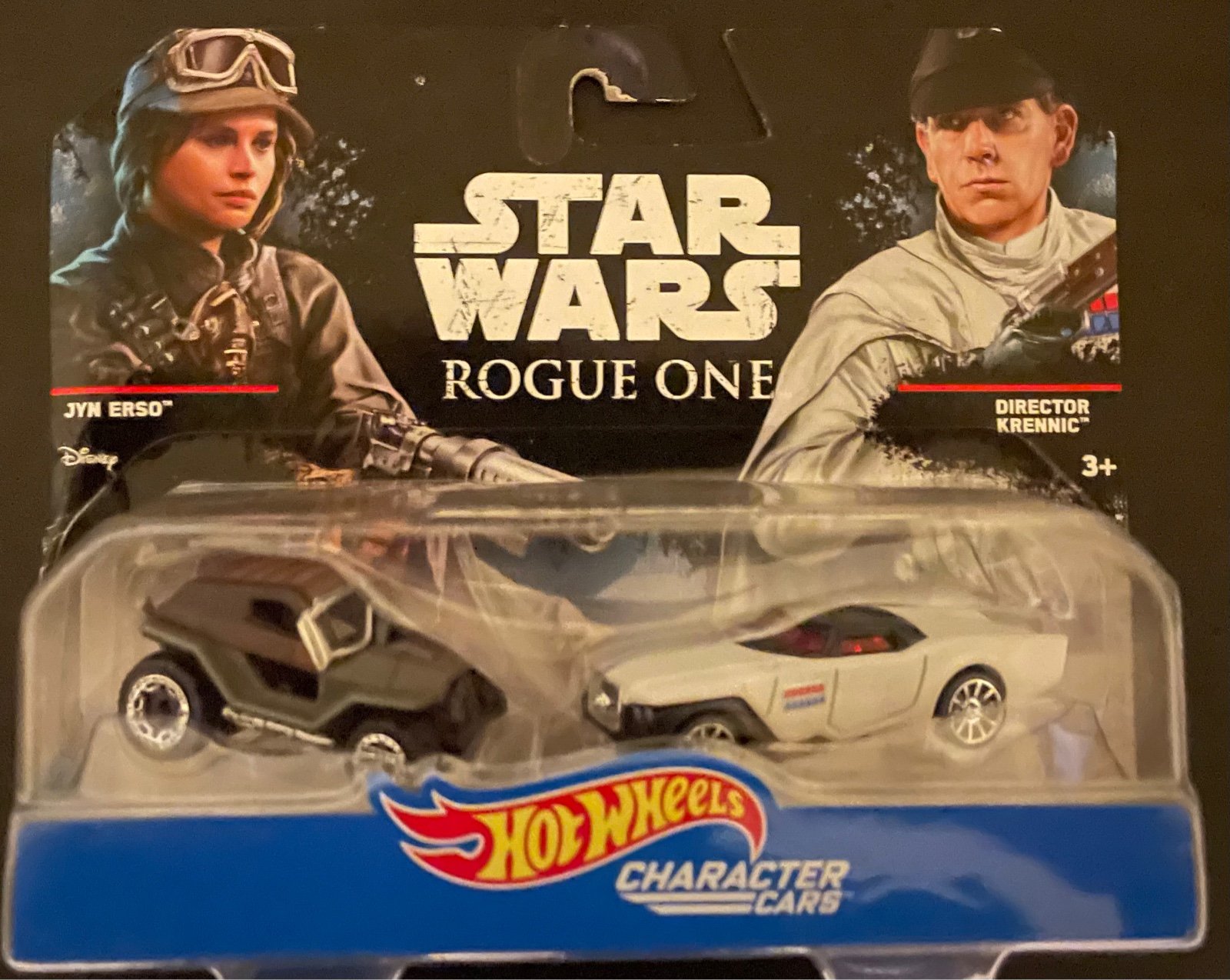 Hot Wheels Star Wars Jyn Erso vs Director Krennic