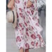 Intimately Free People Womens Garden Party Maxi Dress Sz S Lavender Floral