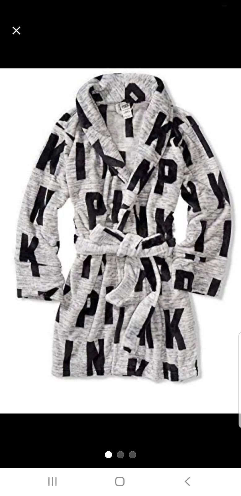 Pink VS grey/black Robe