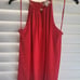 Michael Kors, Red Halter top, S, New without tags
