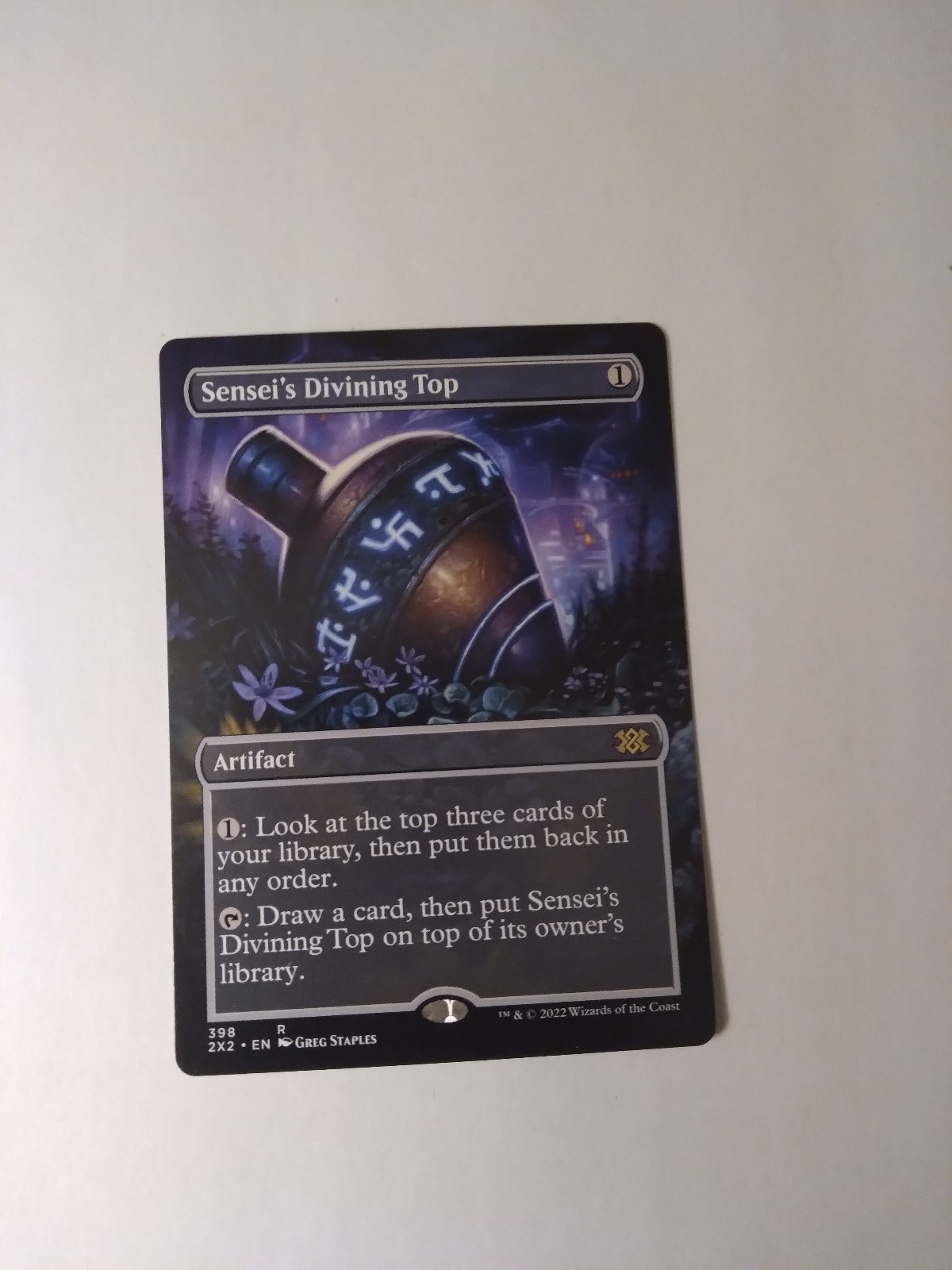 MTG sensei's divining top borderless