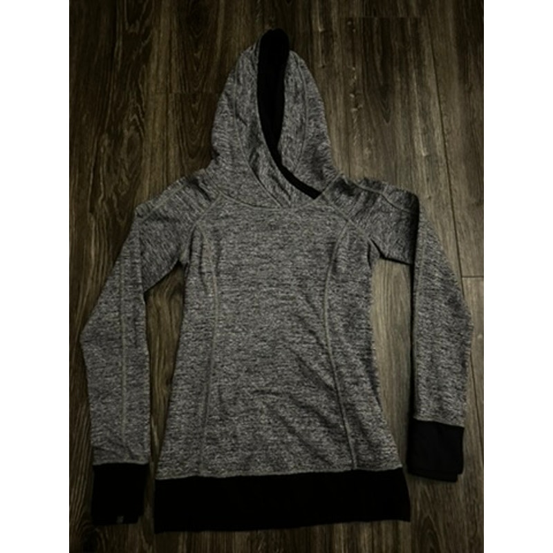 Lululemon Think Fast Hoodie Size 4 Performance Workout Run Gym Thumb Holes